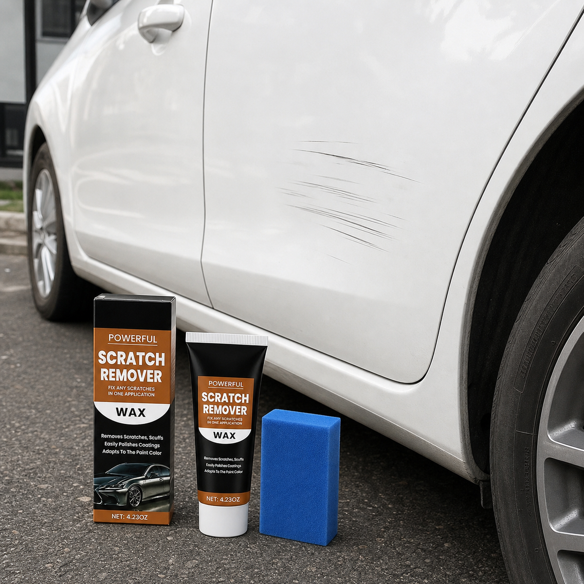 Magic Car Scratch Remover - Pack of 2
